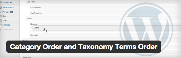 Category Order and Taxonomy Terms Order